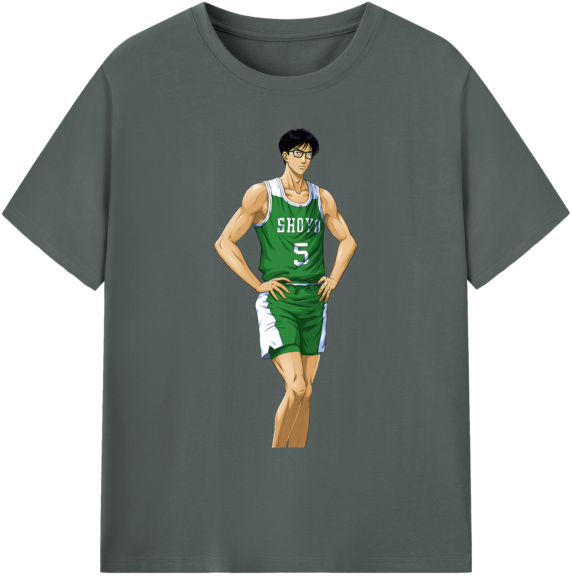 （画像用） SLAM DUNK／スラムダンク 綿100％ メンズ半袖Tシャツ｜肌触りやわらか＆通気性